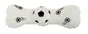 Jouet chien vinyl os foot 15cm