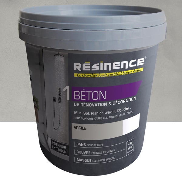 Enduit Béton Resinence, Argile 4Kg