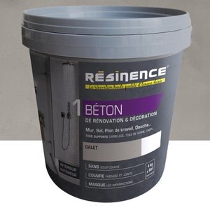 Enduit Béton Resinence, Gris Galet 4Kg