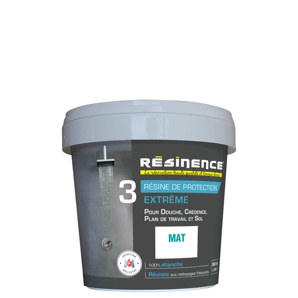 Résine De Protection Béton Resinence, Incolore Mat, 0.5 L L