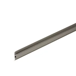 Plinthe Pvc Cache-Fil Gris, 12 X 60 Mm, L.2.5 M