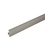 Plinthe Pvc Cache-Fil Gris, 12 X 60 Mm, L.2.5 M