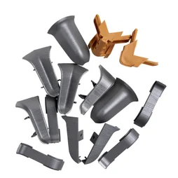 Kit Accessoires Finition De Plinthes Pass'Fil Chêne Gris Aluminium