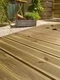 Lame de terrasse kuhmo2 2400x145x27mm pin vert classe 4
