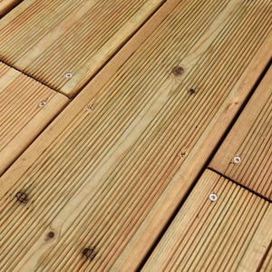 Lame de terrasse kuhmo2 2400x145x27mm pin vert classe 4