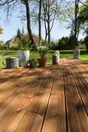 Lame de terrasse kuhmo2 2400x145x27mm pin marron classe 4