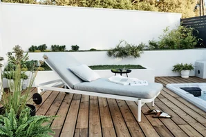 Lame terrasse en pin marron KUHMO 2, L.240 x l.14.5 cm x Ep.27 mm