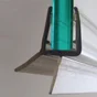 Joint d'étanchéité double lèvre H. 2.5 cm translucide joint de douche