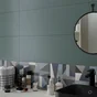 Distributeur de savon céramique Garret, blanc/noir
