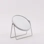 Miroir grossissant x 2 rond à poser, H.16 x l.16 x P.8.5 cm, Basic blanc