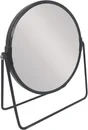 Miroir grossissant x 2 rond à poser, H.16 x l.16 x P.8.5 cm, Basic noir