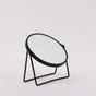 Miroir grossissant x 2 rond à poser, H.16 x l.16 x P.8.5 cm, Basic noir