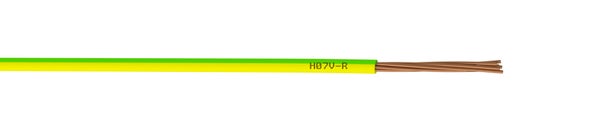 Fil Électrique 2.5 Mm² H07Vu L.10 M, Vert / Jaune