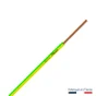 Fil Électrique H07Vu Vert / Jaune, 1.5 Mm² L.100 M