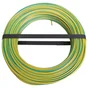 Fil Électrique H07Vu Vert / Jaune, 1.5 Mm² L.100 M
