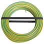 Fil Électrique 2.5 Mm² H07Vu L.100 M, Vert / Jaune