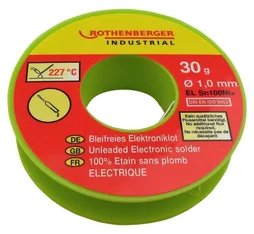 Bobine Étain Électronique 1 Mm, 30 G. Rothenberger