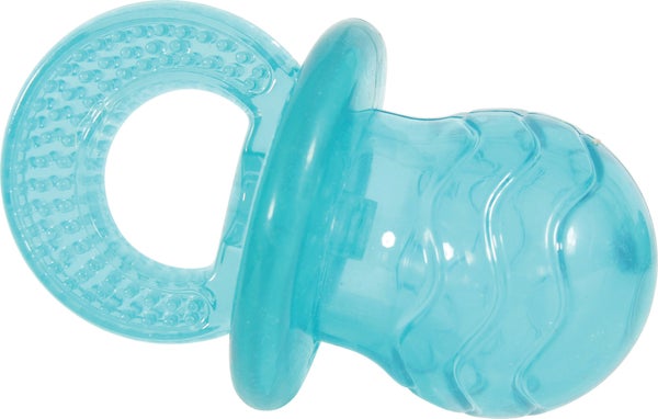 Jouet chien tpr tetine pop 10cm turquoise