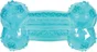 Jouet chien tpr os pop 12cm turquoise