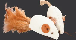 Jouet Chat Souris Canvas 5Cm
