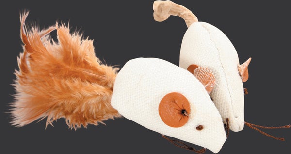 Jouet Chat Souris Canvas 5Cm