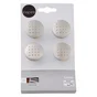 Lot De 4 Boutons De Meuble Louna Zamak H.32 X P.36 Mm