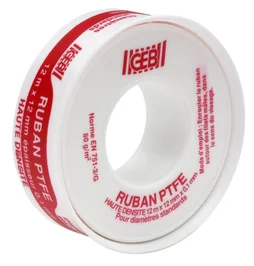 Ruban téflon, GEB, Ep. 0.1 x L.12 mm x L.12 m