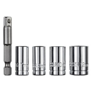 Lot De 4 Adaptateurs En Acier Chrome Dexter Pro Pour Clé À Douille