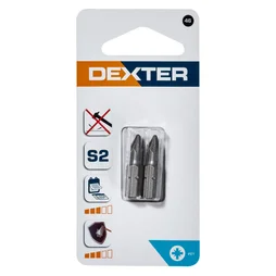 Lot De 2 Embouts De Vissage Dexter Pz1 25 Mm