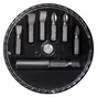 Lot De 6 Embouts De Vissage 25 Mm Pz1/Ph1/Sl5/Sl7+ Porte-Embout