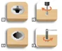Lot De 5 Extracteurs De Vis Dexter, Diam.2.5-6.5 Mm, L.50-85 Mm