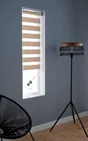 Store Enrouleur Jour / Nuit, Brun Taupe Quebec, L.65 X H.160 Cm