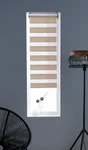 Store Enrouleur Jour / Nuit, Brun Taupe Quebec, L.65 X H.160 Cm