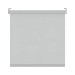 Store Enrouleur Tamisant, Blanc/Gris Screen Uni, L.75 X H.250 Cm
