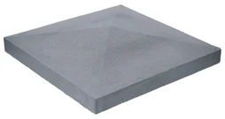 Chapeau Pilier Pointu Gris,  H.5 X L.50 X P.50 Cm