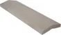 Couvre-Mur 2 Pans Lisse Gris, H.4 X L.30 X P.99 Cm