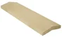 Couvre-Mur 2 Pans Classique Lisse Beige, H.4 X L.25 X P.99 Cm