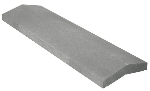 Couvre-Mur 2 Pans Classique Lisse Gris, H.3 X L.25 X P.99 Cm