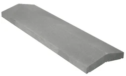 Couvre-Mur 2 Pans Classique Lisse Gris, H.3 X L.25 X P.99 Cm