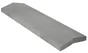 Couvre-Mur 2 Pans Classique Lisse Gris, H.3 X L.25 X P.99 Cm