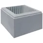 Elément De Pilier Classique Unisliss Lisse Gris,  H.16.7 X L.30 X P.30 Cm