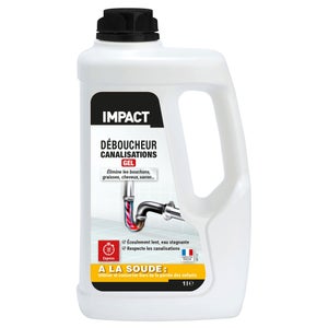 Déboucheur canalisations wc et canalisation IMPACT 1 l