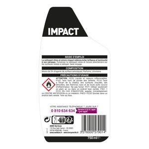 Nettoyant vitres et miroirs, IMPACT, 750 ml