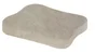 Pas japonais Ludik en béton ton pierre, L.38 x l.26 x Ep.4.5 cm