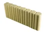 Bordure Droite Biface Béton Jaune, H.20 X L.48 Cm