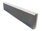 Bordure Droite Longueur 1M - Avec Emboîtement Béton Gris, H.20 X L.100 Cm