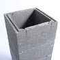 Elément De Pilier Classique À Enduire Gris,  H.19 X L.26 X P.26 Cm