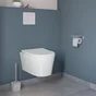 Bâti support pour wc suspendu en acier Tutti gris