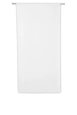 Vitrage Tamisant, Leo Blanc L.80 X H.160 Cm