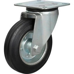 Roulette Pivotante À Platine, Diam.160 Mm
